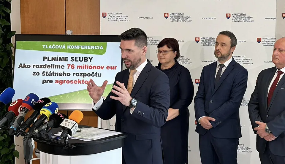 Read more about the article Minister Takáč: Vláda Roberta Fica považuje podporu agrosektora za jednu zo svojich priorít!