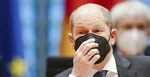 Nemecký kancelár Olaf Scholz počas zasadnutia vládneho kabinetu v Berlíne 2. februára 2022.