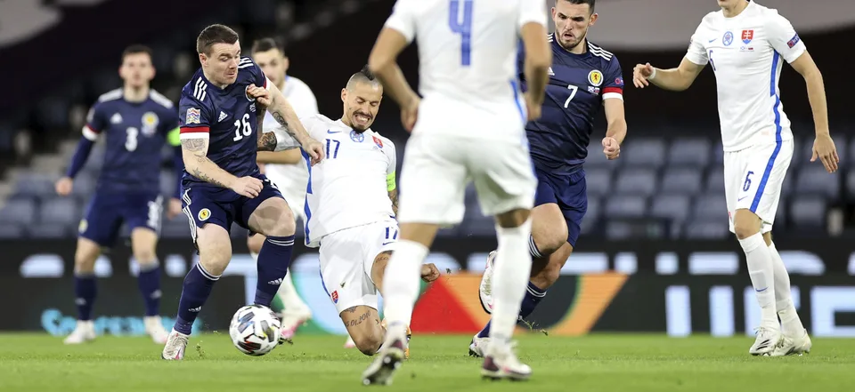 Read more about the article Slováci padli v Glasgowe, lížu dno tabuľky. Ide nám o krk, reagoval Hamšík
