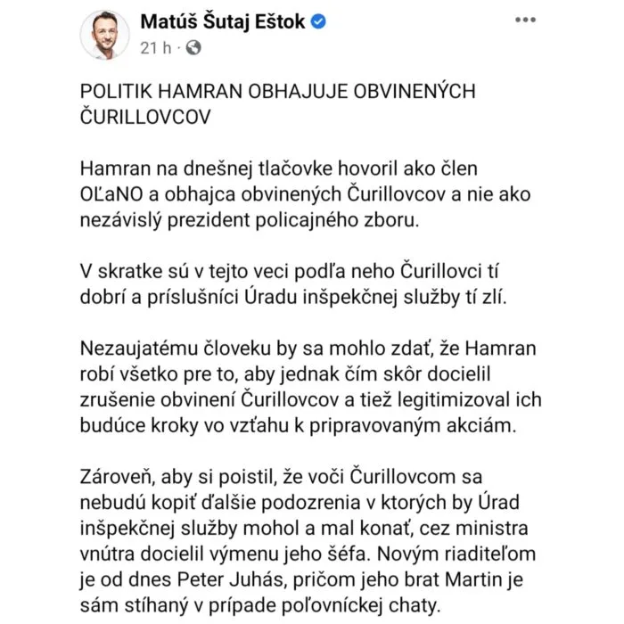 Šutaj Eštok o Hamranovi