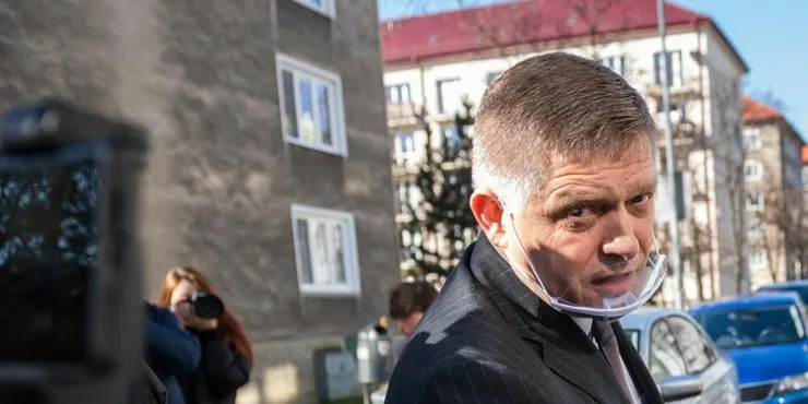 Predseda opozičného Smeru-SD Robert Fico