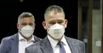 Roman Mikulec (OĽaNO) prichádza na rokovanie Bezpečnostnej rady SR v Bratislave 26. januára 2022.