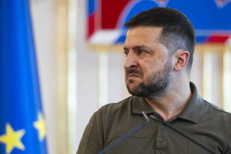 Read more about the article Zelenskyj: voľby v Rusku nemajú žiadnu legitimitu, Putin je chorý z moci