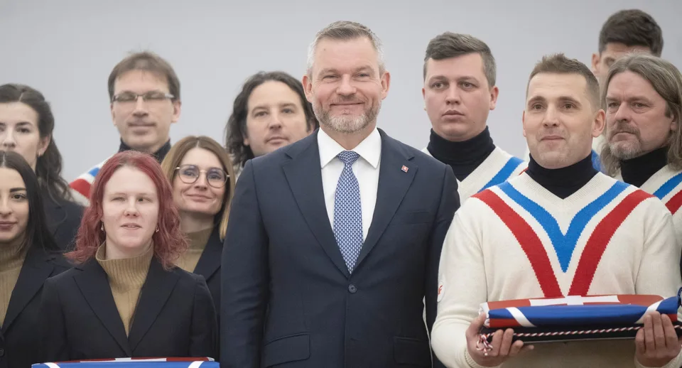 Read more about the article Prezident prijal slovenskú výpravu na Zimné olympijské a paralympijské hry 2026