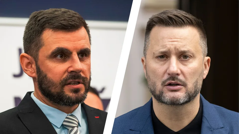 Read more about the article VIDEO Vallo sa tvári, že celá Bratislava volila Korčoka. Mažgút: Nie sme súčasť progresívneho stáda!