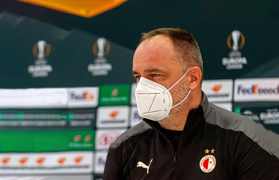 Read more about the article Slávii Praha stačí na postup len bod, Trpišovský: „Musíme hrať naplno”