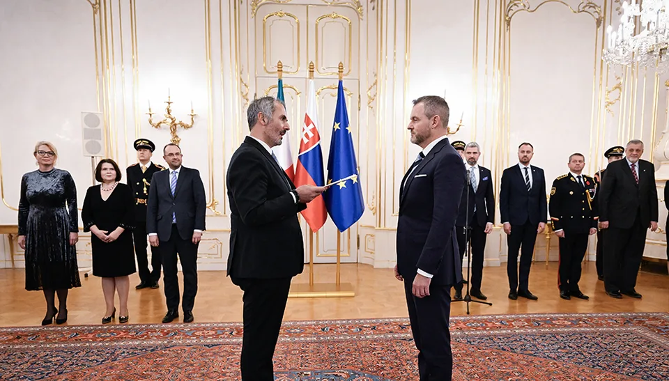Read more about the article Na Slovensku bude pôsobiť nový veľvyslanec. Prezident SR prijal poverovacie listiny