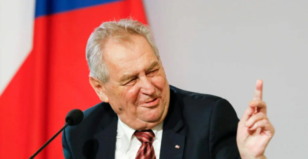 Český prezident Miloš Zeman.