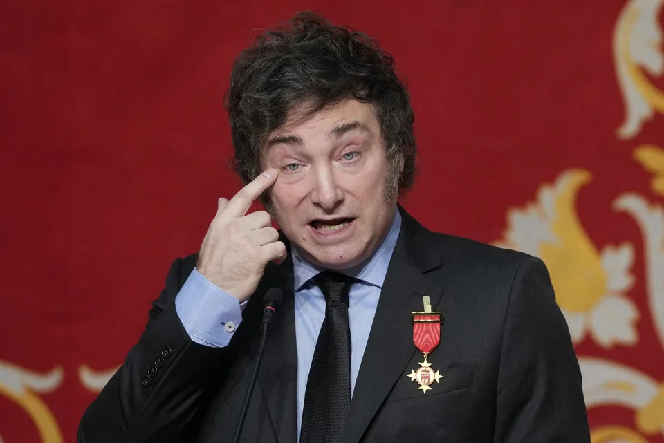 Read more about the article Argentínskemu prezidentovi Mileiovi udelili v Nemecku medailu za neoliberalizmus