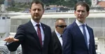 Premiéri Eduard Heger a Sebastian Kurz.