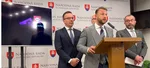 Členovia strany HLAS - SD na tlačovej konferencii v stredu 17. mája 2023. Foto: ereport