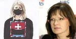 Na kombosnímke Anna Belousovová a obrázok Zuzany Čaputovej, ktorý zverejnila pod svojim statusom