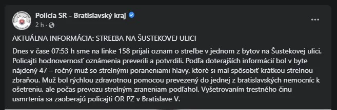 Šokujúca udalosť