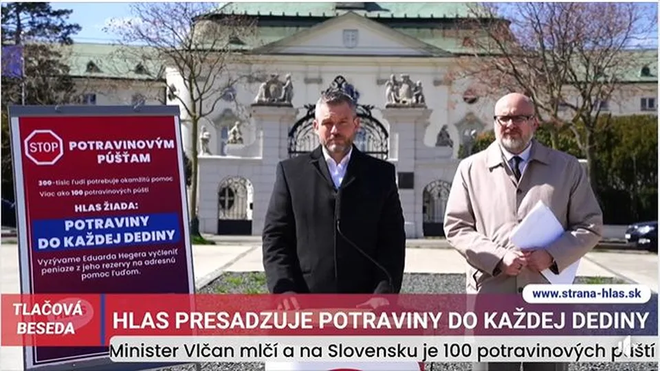 Read more about the article VIDEO Potraviny do každej dediny! HLAS-SD chce do potravinových púští peniaze zo štátnej kasy