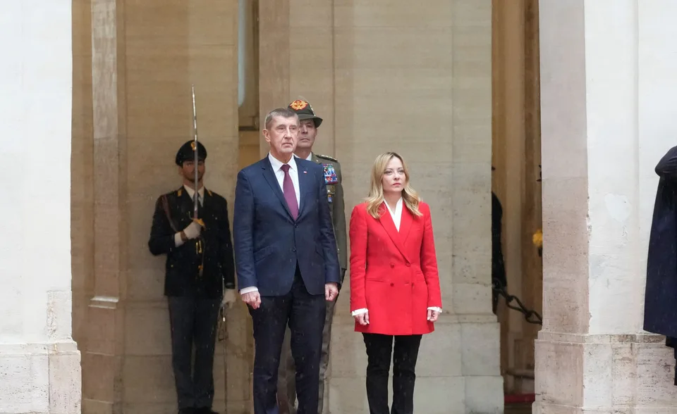 Read more about the article Babiš chváli Taliansko: Meloniová je podľa neho najperspektívnejšia líderka Európy