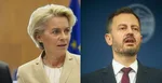 Na kombosnímke zľava Ursula von der Leyenová a Eduard Heger.
