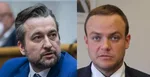 Na kombosnímke zĺava poslanci Ľuboš Blaha (Smer-SD) a Miroslav Žiak (SaS).