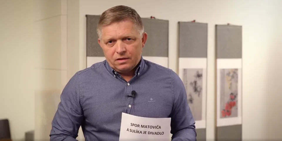 Read more about the article VIDEO Fico o spore Matoviča a Sulíka: Keď dvaja spolu lúpia, nikdy nepôjdu proti sebe!