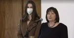 Vpravo Ivana Zemanová, manželka prezidenta Miloša Zemana.