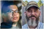 Na kombosnímke Američania Alexander Drueke (vpravo) a Andy Huynh.