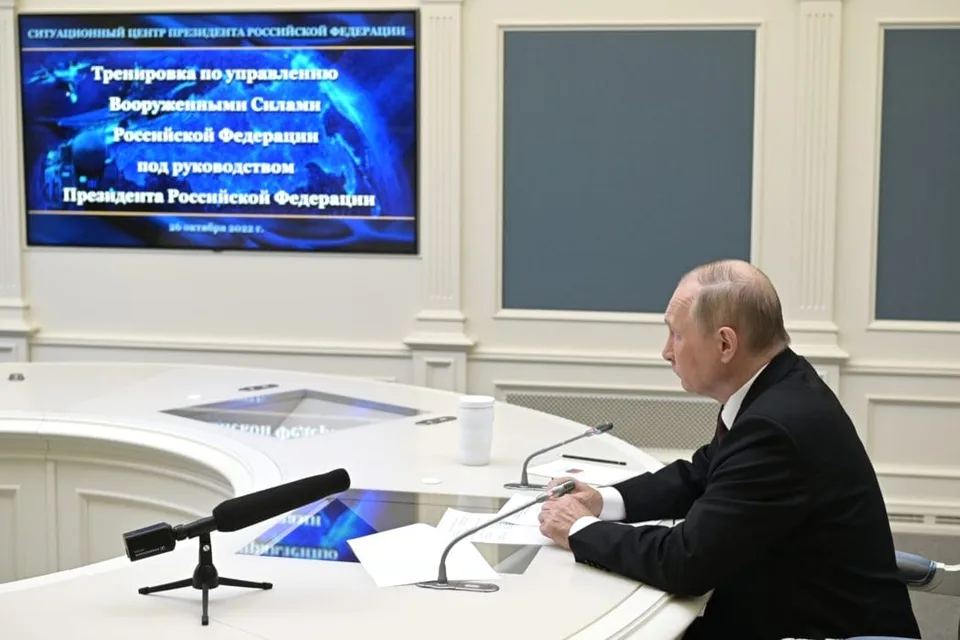 Read more about the article Rusi dnes uskutočnili jadrové cvičenie. Putin ho sledoval zo situačného centra