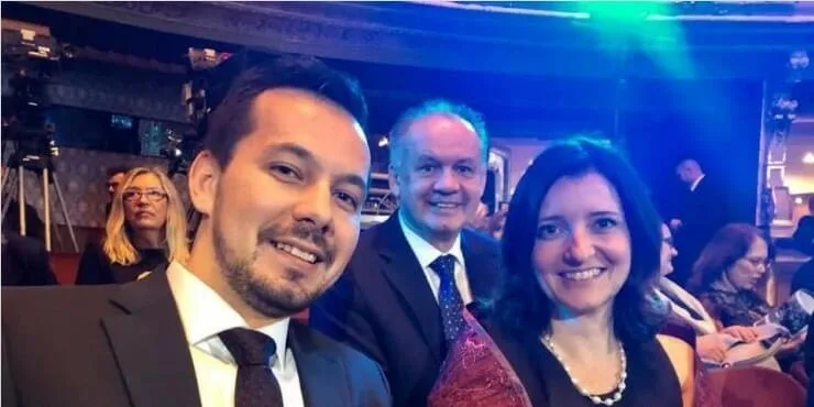Juraj Šeliga, Jana Žitňanská a Andrej Kiska.